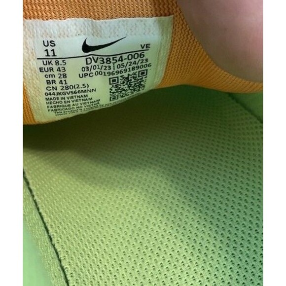 Nike Air Zoom Pegasus 43 Photon Dust Obsidian Running Sneakers Women Size 11 - Picture 2 of 14